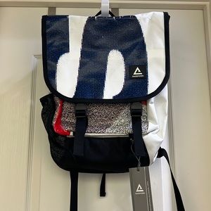 Rareform Backpack - Made from repurposed billboard vinyl